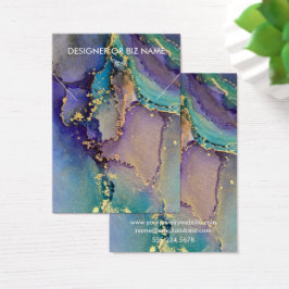 Pantalla de collar de arte líquido multicolor