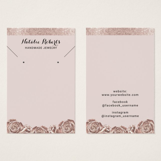 Pantalla de collar de ganadería floral de oro de R (Anverso y reverso)