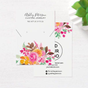 Pantalla de collar de jaulas florales de otoño