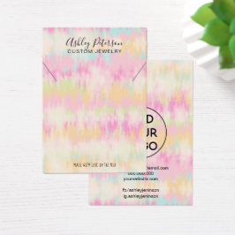 Pantalla de collar de joyas de arcoíris de tinte u