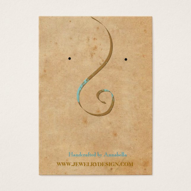 Pantalla de collar de joyas del soporte del person (Frente)