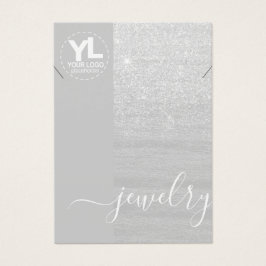 Pantalla de collar Glamour Purpurina Plata Glam