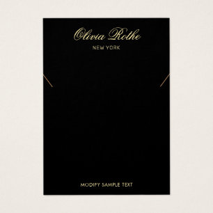 Pantalla de collar negro de guión antiguo