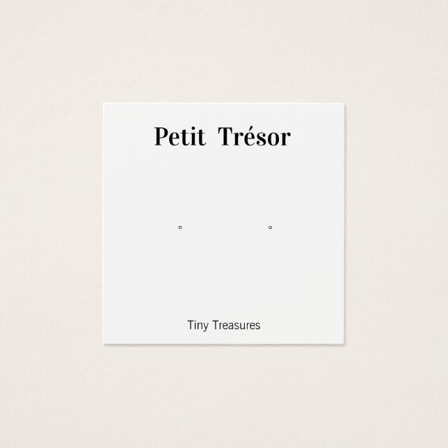 Pantalla De Conducción De Stud Blanco Simple (Anverso)