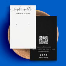 Pantalla de conexión de código QR de script blanco