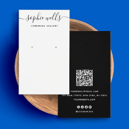 Pantalla de conexión de código QR de script blanco