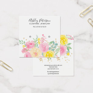 Pantalla de embutido de color rosa Floral