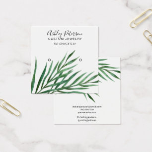 pantalla de embutido de palma verde tropical