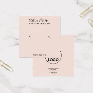 Pantalla de embutido minimalista rosado con logoti