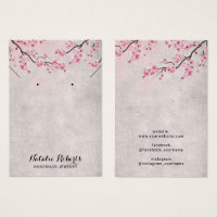 Pantalla de emparejamiento floral de cerezo vintag