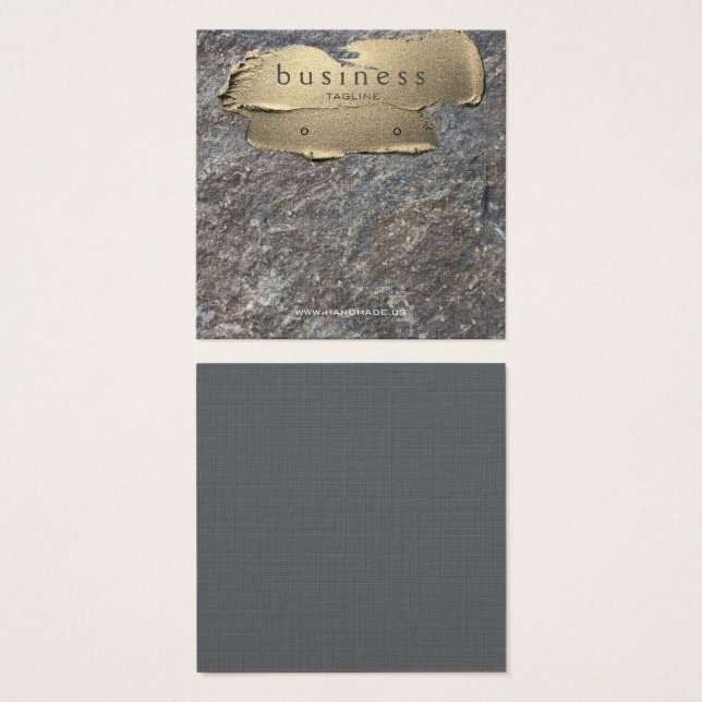 Pantalla de ganancia de oro y granito (Anverso y reverso)