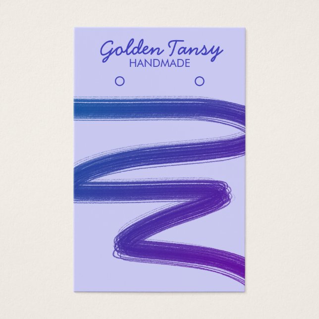 Pantalla De Joyas De Collar De Tinta Púrpura (Anverso)