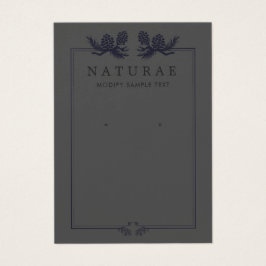 Pantalla de joyas de invierno de color negro