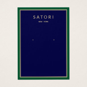 Pantalla de joyería de la Marina de Borde Verde