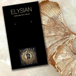 Pantalla de joyería de luna de sol celestial