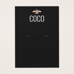 Pantalla de joyería moderna Guay Black Bee Earring