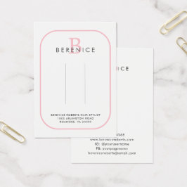 Pantalla de los clips con logotipo de monograma de