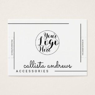 Pantalla de pulsera con logotipo de manuscrito bla