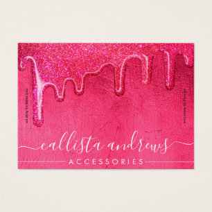 Pantalla de pulsera Neon Pink Thick Purpurina Dris