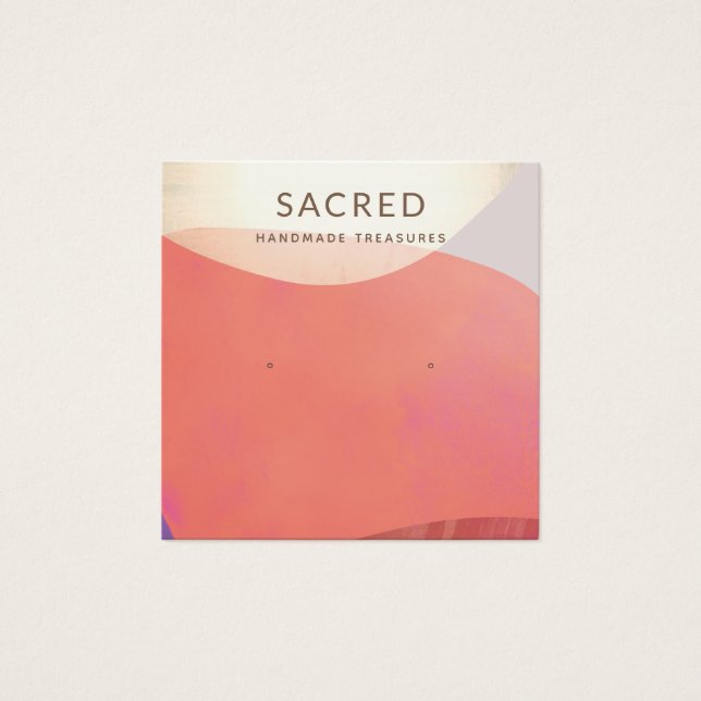 Pantalla de riego abstracta de terracota (Anverso)