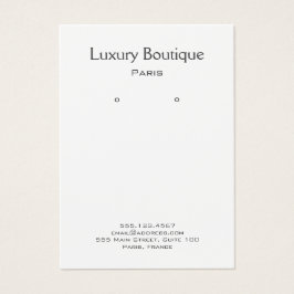 Pantalla de riego de joyas blancas mínimas