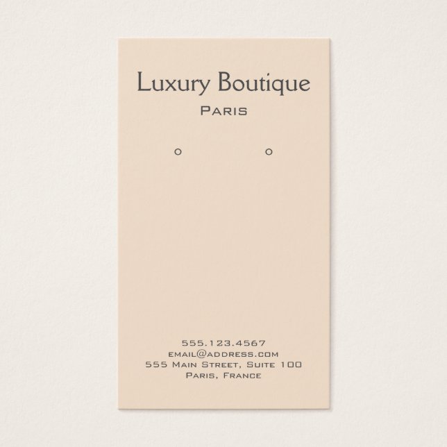 Pantalla de rodaje de joyería de crema mínima simp (Frente)