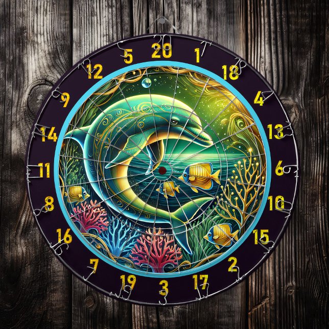 Pantalla de tablero de dartín para delfines de la  (Subido por el creador)