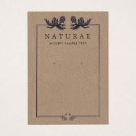 Pantalla Earthre Rústica De Kraft Pine Cones