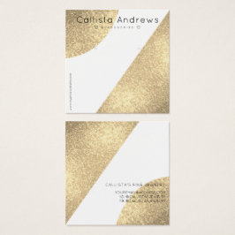 Pantalla Geo Hearring Purpurina White Gold