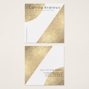 Pantalla Geo Hearring Purpurina White Gold