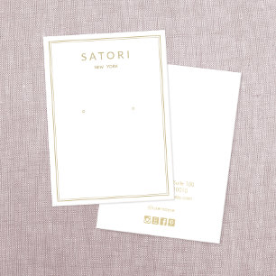 Pantalla moderna de joyería de ganancia blanca de 