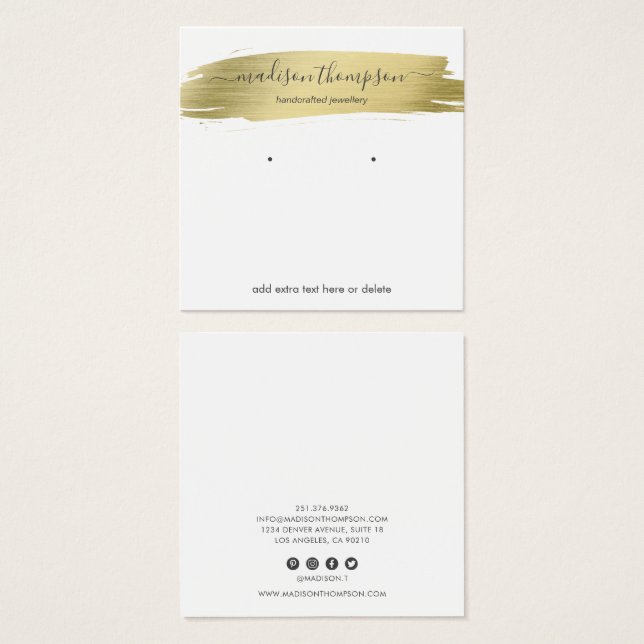 Pantalla moderna de Moda dorada (Anverso y reverso)