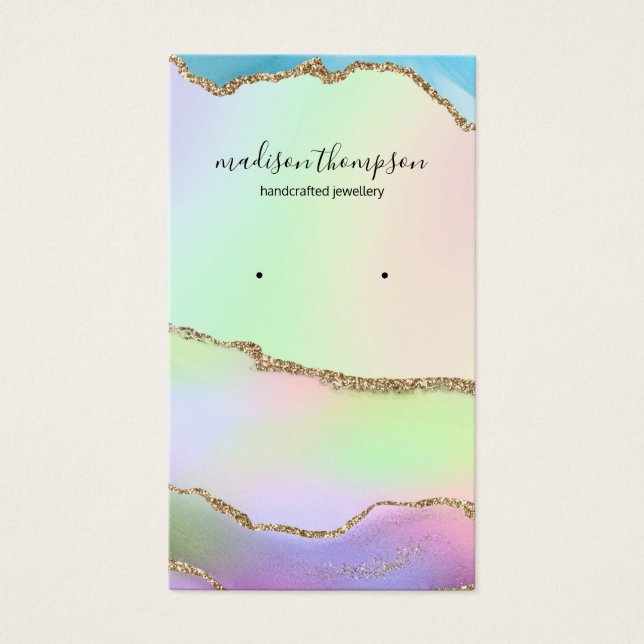 Pantalla Pastel Rainbow Gold Jewelry (Frente)
