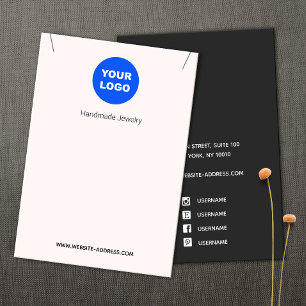 Pantalla Pendente de collar de logotipo de adición