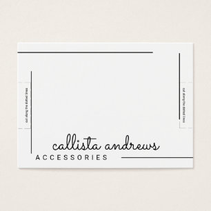 Pantalla sencilla de pulsera de borde blanco negro