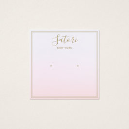 Pantalla Sencilla de Stud de Guión Rosa