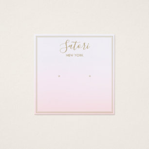 Pantalla Sencilla de Stud de Guión Rosa