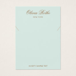 Pantalla Vintage de collares turquesa claro