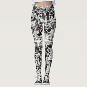 Pantalones ajustados de cintura alta – Elásticos,