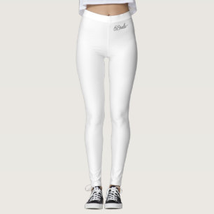 Pantalones atléticos "Novias" blancas - Partido de