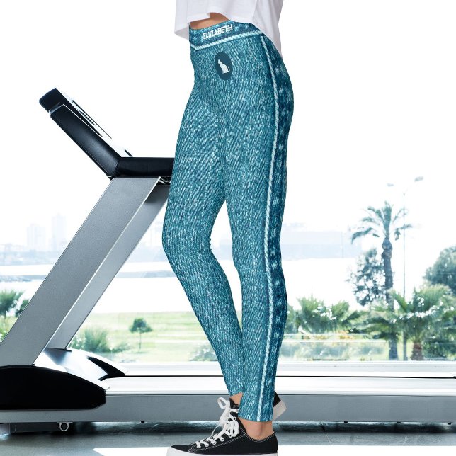 Pantalones azules de mezclilla falsa personalizado (Subido por el creador)