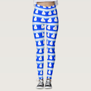 Pantalones azules de yoga