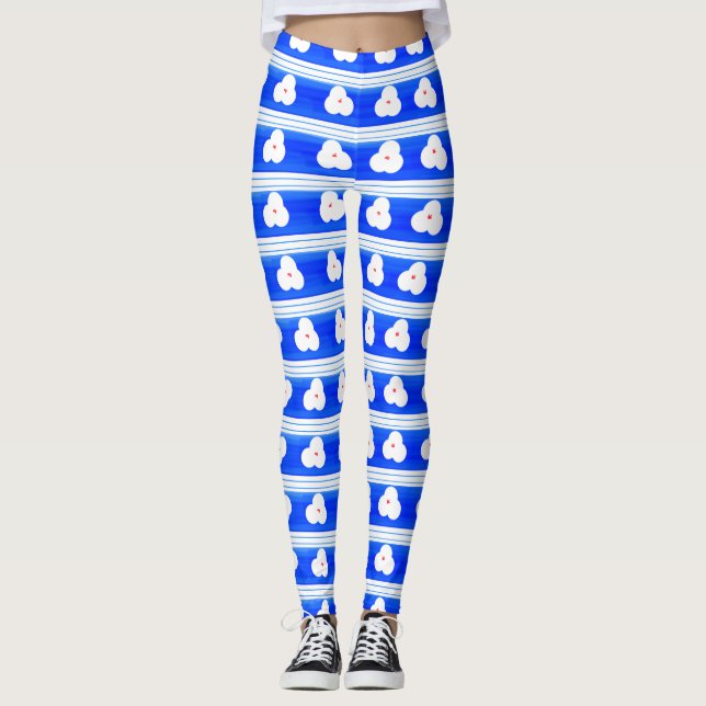 Pantalones azules de yoga (Anverso)