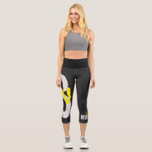 Pantalones capri de cintura alta, energía positiva
