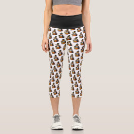 Pantalones Capri de cintura alta Gnome de Hallowee