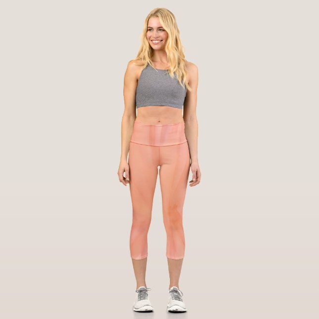 Pantalones capri de piernas de fuego caliente  (Anverso)