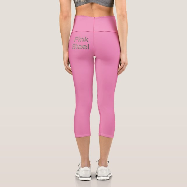 Pantalones capri rosa acero rosa (Reverso )