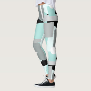Pantalones cortos de geometría minimalista abstrac