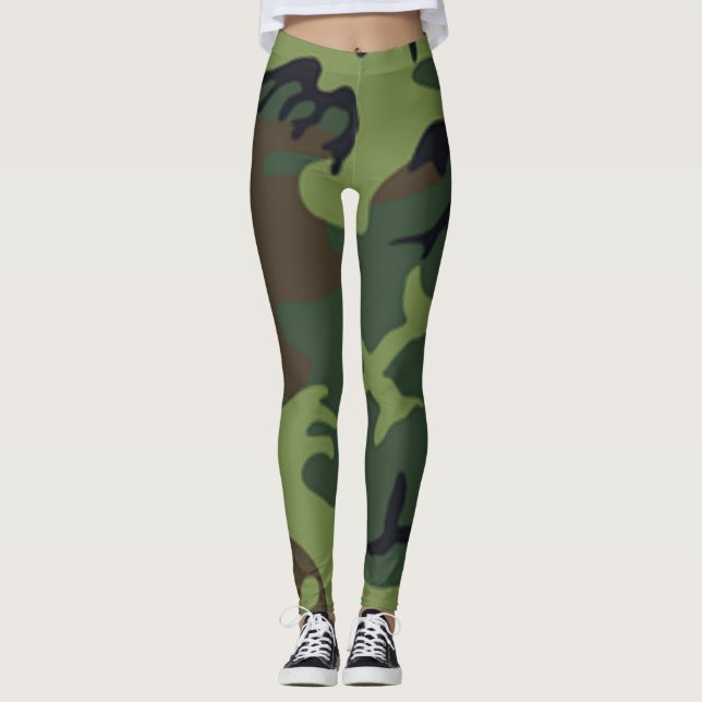 Pantalones de búsqueda militares de la yoga de (Anverso)