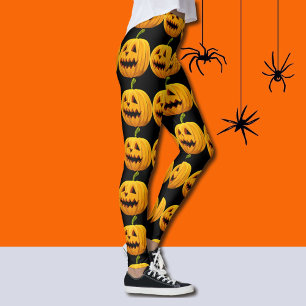 Pantalones de calabaza de las piernas de Jack-O-La